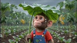 Thumbnail: The Most Adorable Monkey Farmer Ever! 🐒🌾