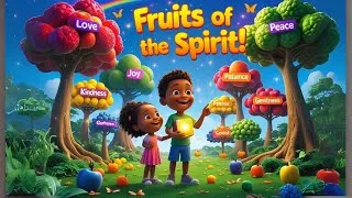 Thumbnail: Fruit of the Spirit for Kids🍓🍉 | 9 Heartwarming Stories to Learn Galatians 5:22–23 ❤️🍇