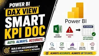 Thumbnail: Stop Using Excel for KPI Documentation! ⚡ Auto-Generate KPI Docs in Power BI | DAX View Tamil