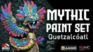 Thumbnail: Cómo pintar ORO (NMM) y Plumajes Vibrantes - Masterclass - QUETZALCÓATL