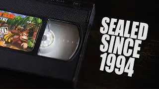 Thumbnail: Opening a sealed Donkey Kong VHS from the 90s