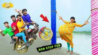 Thumbnail: Funniest Fun Top Funny Video Stupid Boy Comedy Video 2026 try not to laugh 😂 Ep 777 By Bidik Fun Tv