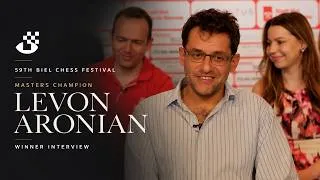 Thumbnail: Levon Aronian Crowned Masters Champion | 59th Biel Chess Festival Winner Interview