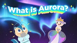 Thumbnail: 🚀 Space World | 2-min Intro to Auroras✨ | The Northern Lights | Science for Kids 🧚🏻‍♀️