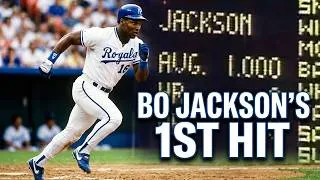 Thumbnail: Bo Jackson's Historic First MLB Hit - Raw Footage 1986