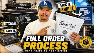 Thumbnail: How I Print, Pack and Ship Orders (Full Process)