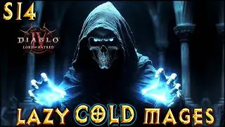 Thumbnail: S14 LAZY COLD MAGES ! Summoner Necromancer Build Diablo 4 LoH