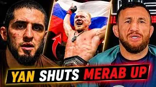 Thumbnail: MAKHACHEV FIRES BACK AT MERAB OVER THE FLAG — YAN WILL SHUT YOU UP!