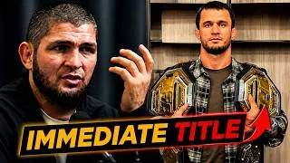 Thumbnail: KHABIB - YOU NEVER SAW MY PRIME! USMAN NURMAGOMEDOV STRAIGHT to a UFC TITLE SHOT