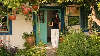Thumbnail: Slow Morning Routine in the Countryside | Homemade Bread, Peach Iced Tea & Garden Guests