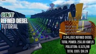 Thumbnail: Refined Diesel + Gasoline Tutorial | Complete Oil Setup | Industrialist #Roblox