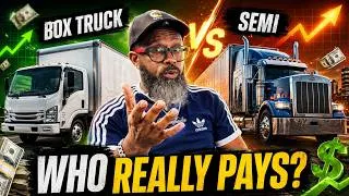 Thumbnail: Box Truck vs Semi Truck: Which One Actually Makes More Money?
