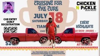 Thumbnail: Cruising For The Cure Car Show live from CHICKEN N PiCKLE  Grand Prairie Tx 2026