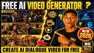 Thumbnail: I Found a FREE AI Video Generator That Creates Dialogue Videos