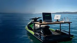 Thumbnail: Live from a Jetski - The Build | Engineering Starlink & 5G Onto a Jet Ski