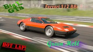 Thumbnail: Ferrari 512BB - Hot Lap - Nuerburgring Nordschleife - green hell -on board- 51st race - Gran Turismo