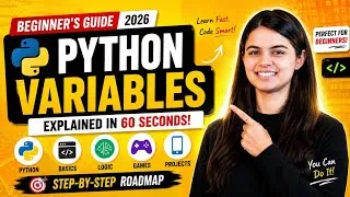 Thumbnail: Python Variables Explained in 60 Seconds 🤯 | Learn Python Fast #python #coding #shorts