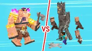 Thumbnail: Steve encounters the swamp monster - Minecraft Animation