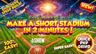 Thumbnail: *NEW* BUILD SHORT CREATED STADIUMS IN 2 MINUTES IN MLB THE SHOW 26 DIAMOND DYNASTY! CREATED STADIUMS
