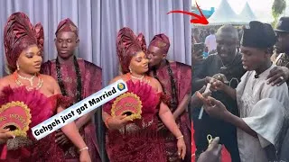 Thumbnail: Gehgeh Secretly got Married Today and Videos Leaked & Peller Met Billionaires at Soso Wedding