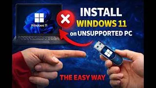 Thumbnail: How to install Windows 11 on unsupported PCs (Best Method 2026)