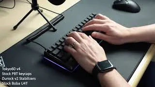 Thumbnail: Gazzew Boba U4T Thocky Sound Test | Stock vs. Lubed | Tokyo60 v4