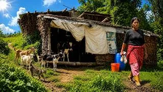Thumbnail: A Day of Traditional Farming in a Remote Mountain Village | Peaceful Rural Life in Nepal