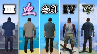 Thumbnail: Franklin Jumps from the Highest Point in Every GTA Game! (GTA 3→GTA 5)