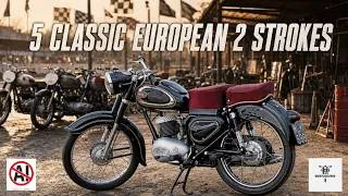 Thumbnail: 5 Classic European 2 Stroke Motorbikes   4K