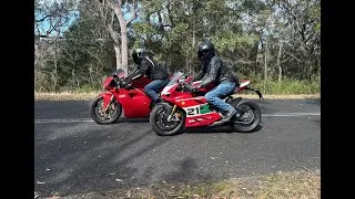 Thumbnail: Bike Review | Ducati 996 v Ducati Panigale V2 Bayliss -  Old v New Ridden together - 20 Years Apart