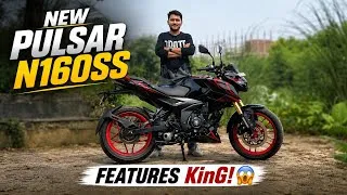 Thumbnail: NEW Pulsar N160SS 4V Launch🔥New Update, Price, Mileage & Features | Full Review - Pulsar N160 2026