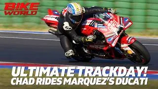 Thumbnail: CHAD RIDES MARQUEZ'S MOTOGP DUCATI!