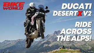 Thumbnail: 2026 DUCATI DESERTX V2 | CHRIS RIDES IT ACROSS THE ALPS!