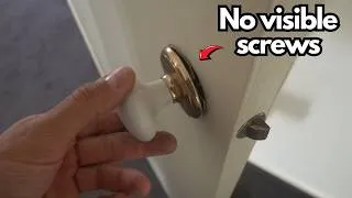 Thumbnail: Fix loose door handle with NO visible screws