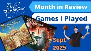Thumbnail: Board Games I Played in Sept 2025 (with a brief review of the games)