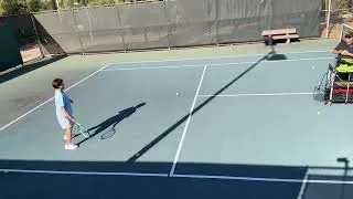 Thumbnail: Tennis Lesson: Susan & Mom