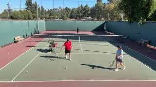 Thumbnail: Tennis lesson-Susan & Mom
