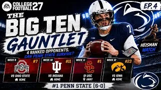 Thumbnail: Can Penn State Survive the Big Ten Gauntlet? 😳 | CFB 27 QB Career Ep. 4