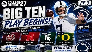 Thumbnail: Our Big Ten Journey Begins! | CFB 27 QB Career Ep. 3