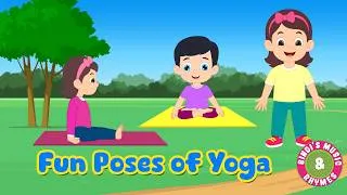 Thumbnail: Fun Poses of Yoga | Yoga Rhymes for kids | Educational Songs | Bindi's Music & Rhymes