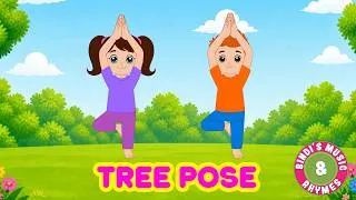 Thumbnail: Tree Pose | Vrikshana - Yoga Rhymes for kids | Educational Songs | Bindi's Music & Rhymes