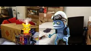 Thumbnail: Crazy frog sets off a Pikachu Firework in His room (Ishowspeed Parody)