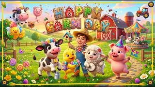 Thumbnail: Happy Farm Day | Fun Farm Animal Songs | BingoBoo Nursery Rhymes