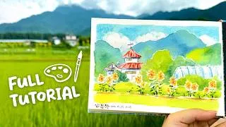 Thumbnail: How to Paint What You See ✦ Summer Landscape Watercolor Tutorial
