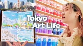 Thumbnail: Filling My Sketchbook at Tokyo's Hidden Art Island ✦ Artist Life in Japan