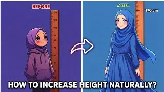 Thumbnail: 7 Hacks to Grow Taller & Increase Your Height Naturally Fast | Every Girl Must Try @Binte.Hawwa07 