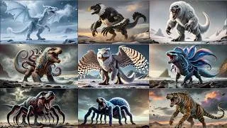 Thumbnail: T-Rex Animal Hybrids Playlist Compilation 🦖 (Crazy Dinosaur Fusions!) #animalhybrids