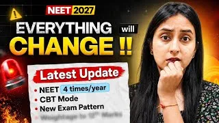 Thumbnail: Will NEET UG Exam Change Completely?😱 | BIGGEST NEET Change Ever Proposed🔥 #neet #neet2027 #news