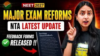 Thumbnail: 🚨NTA Update: Should NEET 2027 be ONLINE? | Govt. Wants Your Feedback📝 #neet #neet2026 #update #yt