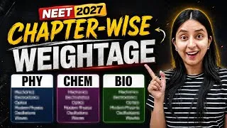 Thumbnail: High Weightage Chapters for NEET 2027🔥 | Chapter-wise Weightage Analysis📝 #neet #update #neet2027